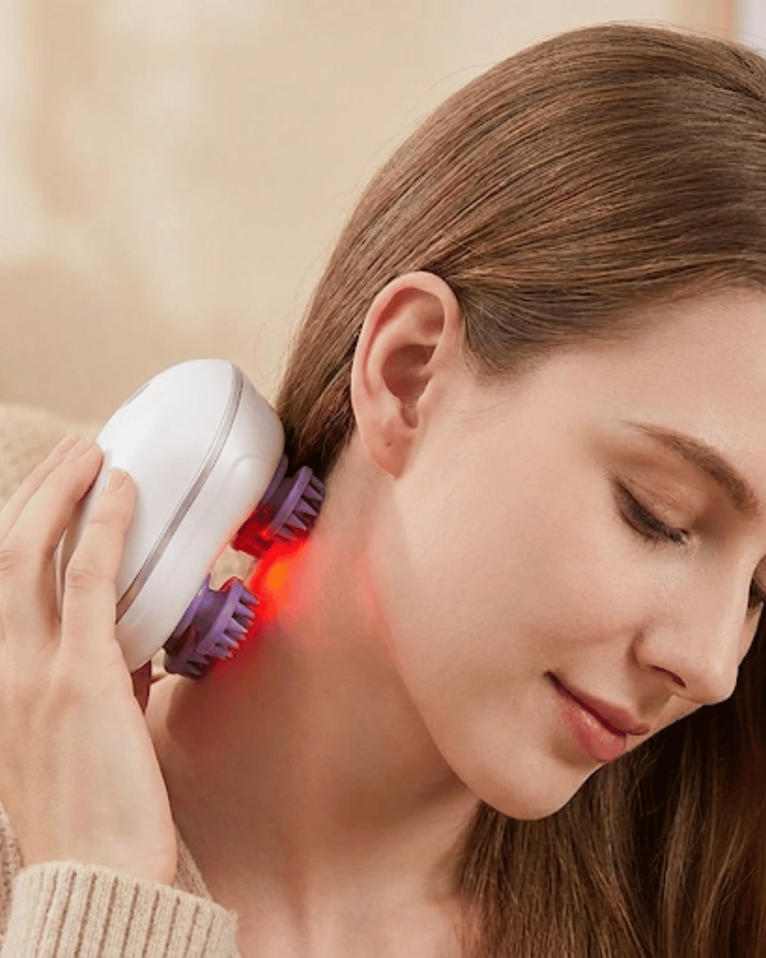 Portable Head Massager for Hair Growth & Stress Relief