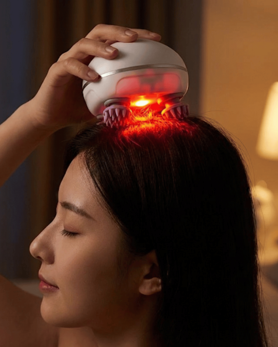 Portable Head Massager for Hair Growth & Stress Relief