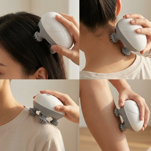 Portable Head Massager for Hair Growth & Stress Relief