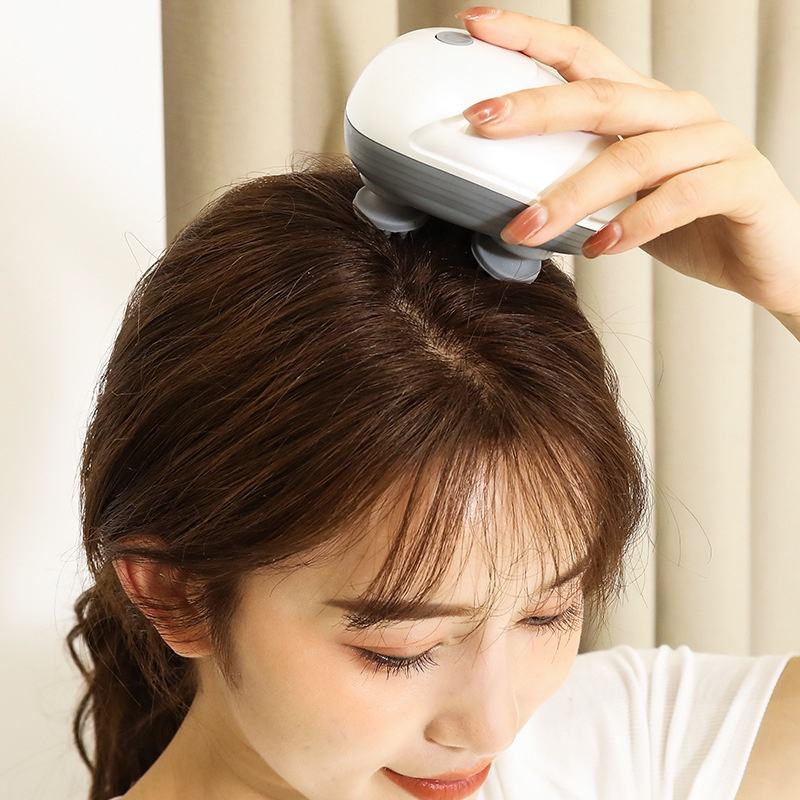 Portable Head Massager for Hair Growth & Stress Relief